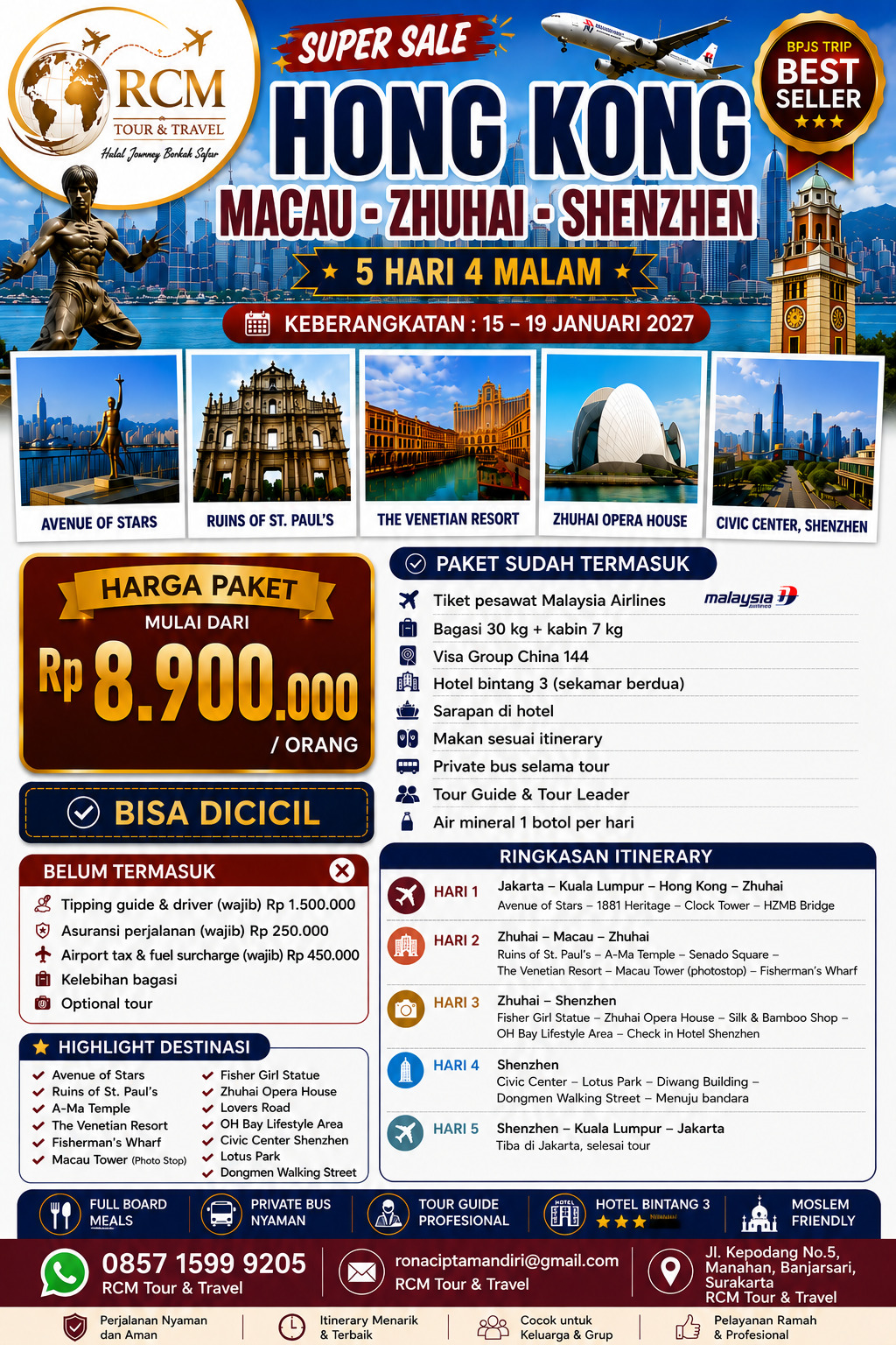 Hong Kong Macau Zhuhai Shenzhen Super Sale promo